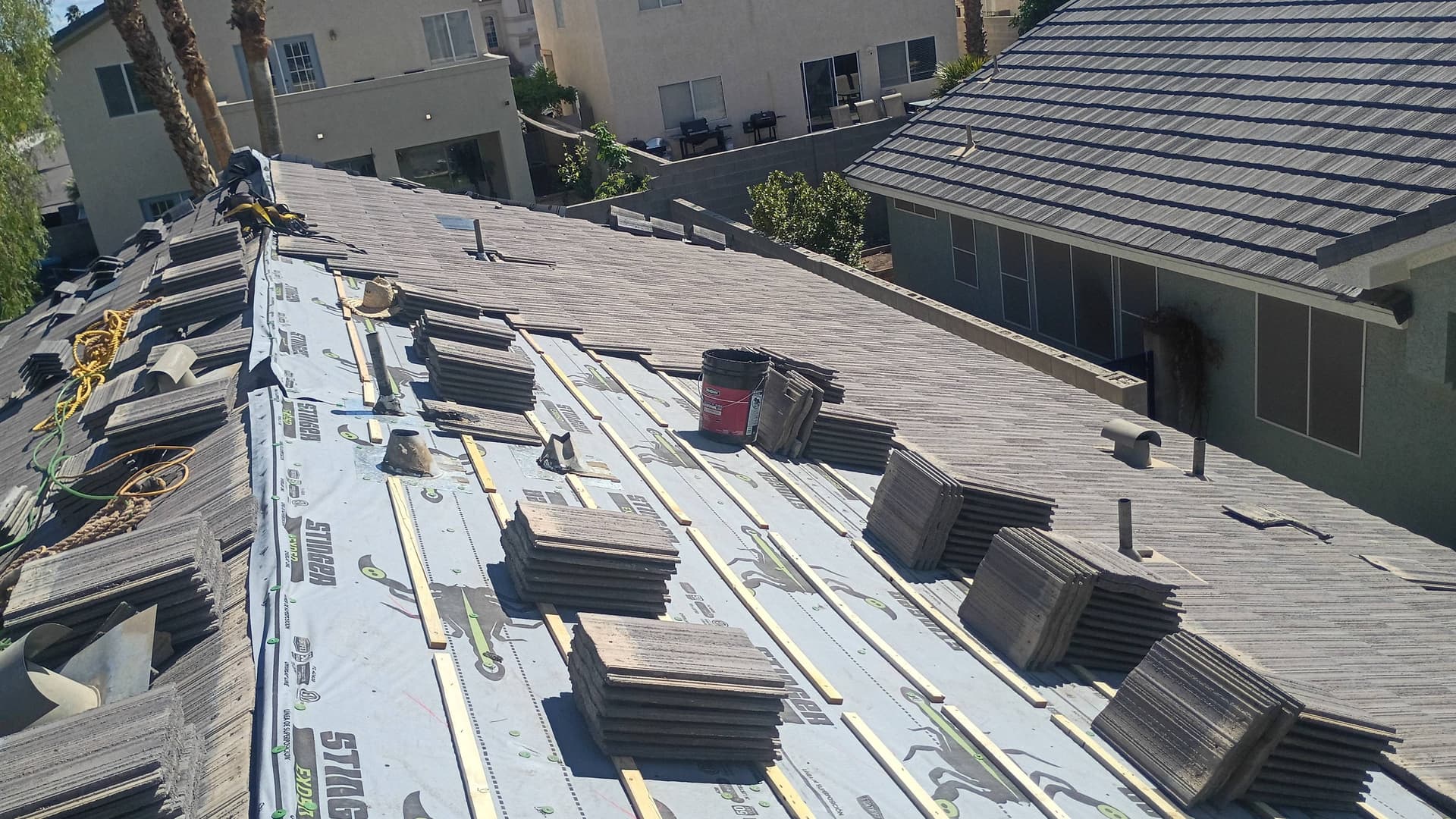 Gallery photos for Tile Lift and Reset on a Single-Story Home: Image #4