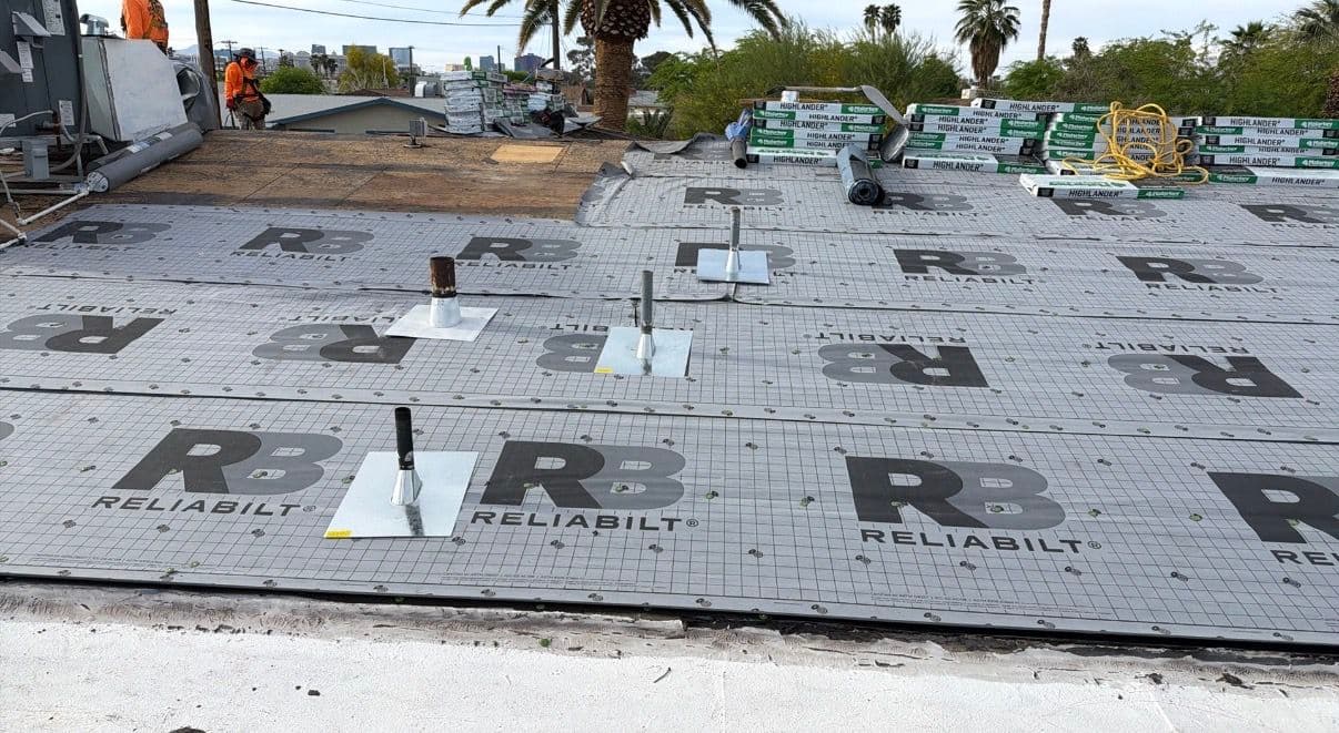 Gallery photos for Full Shingle Reroof and Flat Roof Seal Coat Done Right: Image #8