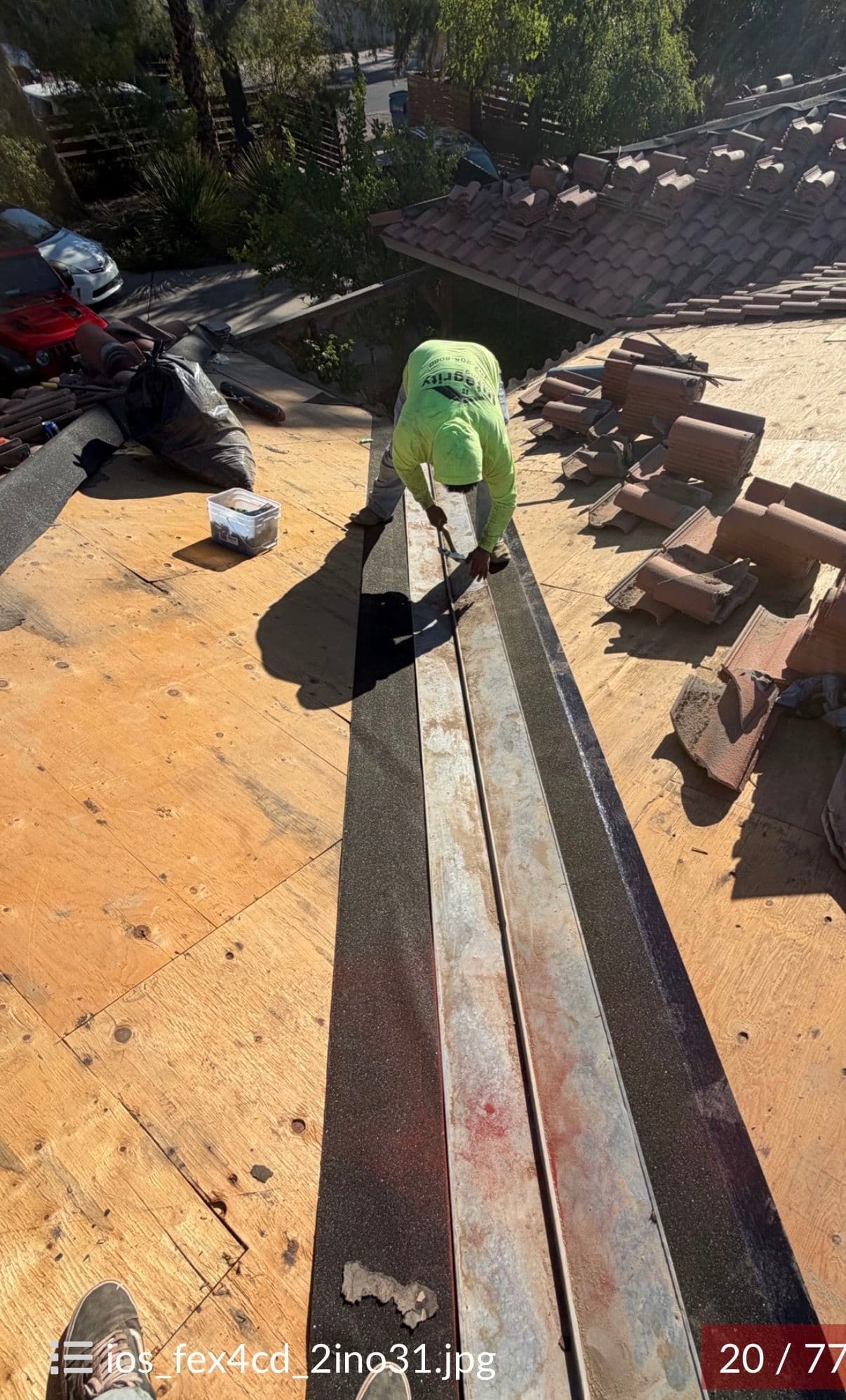 Gallery photos for Aging Tile Roof Gets a Full Reroof with True 40 Felt System: Image #7